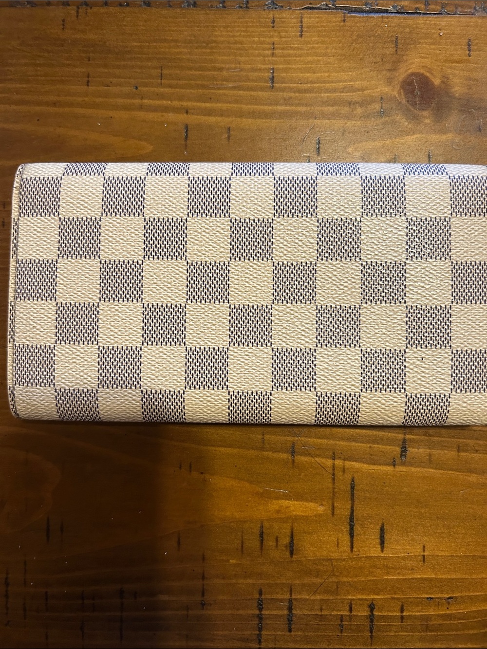 Louis Vuitton Damier Azur white Checkered Women’s Wallet - Picture 2 of 7